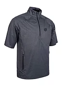 s.THE OPEN WHISPERDRY VOSS The Open Whisperdry Lightweight Waterproof Golf Weatherbeater - Gunmetal Marl/Black