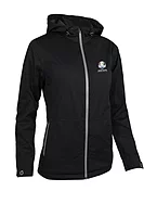 s.RYDER CUP WHISPERDRY WHISTLER Ryder Cup Whisperdry Fleece Lined Waterproof Golf Jacket - Black/Silver