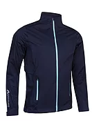 s.WHISPERDRY PRO-LITE Whisperdry Lightweight Waterproof Golf Jacket - Navy/Aqua