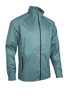 s.WHISPERDRY STEALTH Whisperdry Lightweight Waterproof Golf Jacket - Pine Green Terrain/Black