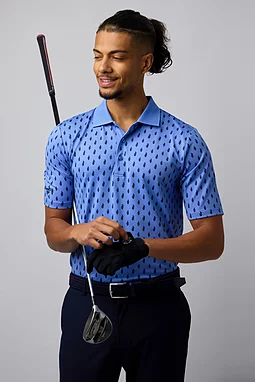 Men's Light Blue Green Outfit
