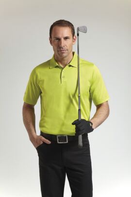 Glenmuir Mens Plain Mercerised Golf Polo Shirt