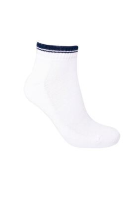 Ladies 2 Pair Pack Tipped Cotton Golf Anklet Socks