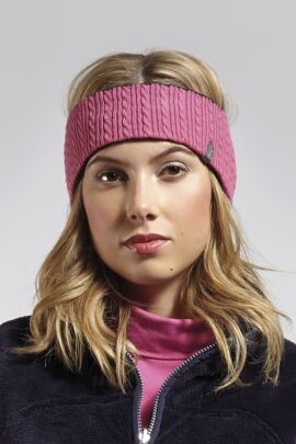 Ladies Reversible Cable Knit Golf Headband