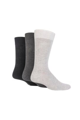 Mens 3 Pair Classic Bamboo Plain Golf Socks