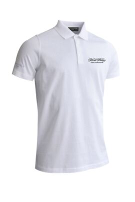 WHO Glenmuir Mens Plain Mercerised Golf Polo Shirt