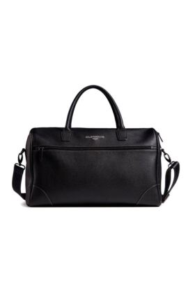 Mock Pebbled Leather Weekend Bag