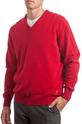 Heritage Touch Of Cashmere Plain V Neck Classic Fit Sweater