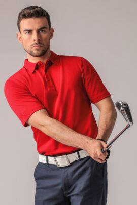 Mens Luxury Pima Cotton Golf Polo Shirt