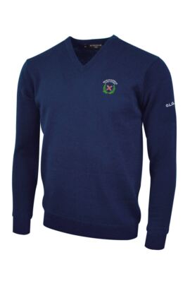 OLGS Glenmuir Mens V Neck Lambswool Golf Sweater
