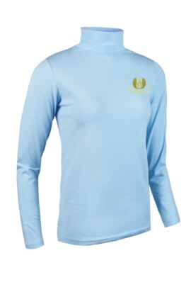 Moffat GC Glenmuir Ladies Roll Neck Long Sleeve Cotton Golf Shirt