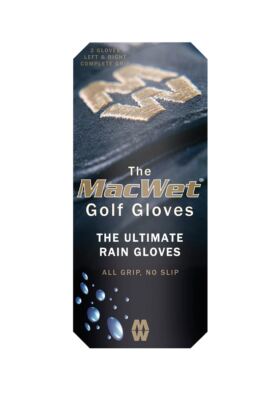 Ladies and Mens MacWet® Original Micromesh Golf Rain Gloves (Pair)