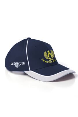 Moffat GC Glenmuir Mens Contrast Piping Golf Cap