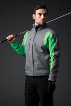 Mens Technical Lightweight Waterproof Golf Jacket