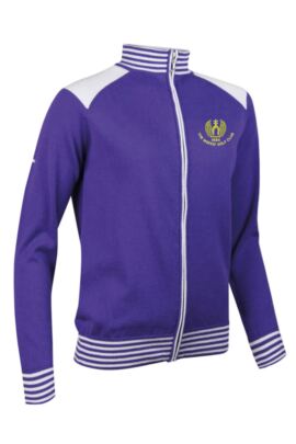 Moffat GC Glenmuir Ladies Stripe Rib Zip Golf Cardigan