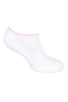Ladies 2 Pair Pack Tipped Cotton Secret Golf Socks