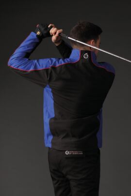 Mens Panelled Waterproof Golf Jacket