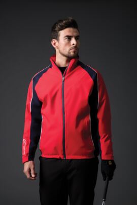 Mens Raglan Panelled Waterproof Golf Jacket