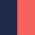 Colour Swatch - Navy/Apricot