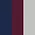 Colour Swatch - Navy/Mulberry/Silver