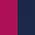 Colour Swatch - Raspberry/Navy