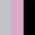 Colour Swatch - Silver Marl/Pink Haze/Black