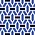 Colour Swatch - Tahiti/Navy Mosaic/Silver