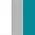 Colour Swatch - White/Light Grey Marl/Lagoon