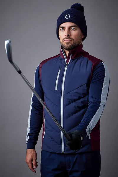 Mens Padded Bonded Thermal Golf Gilet