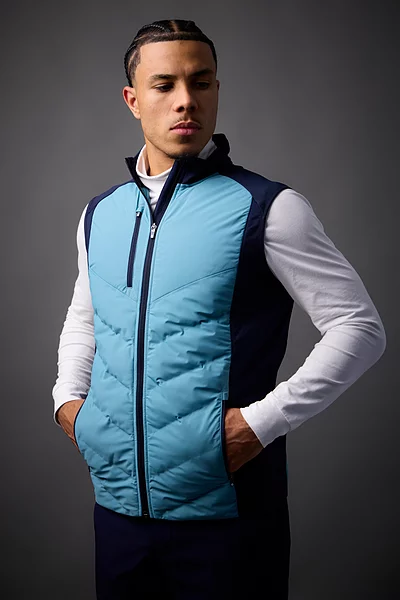 Mens Padded Bonded Thermal Golf Gilet