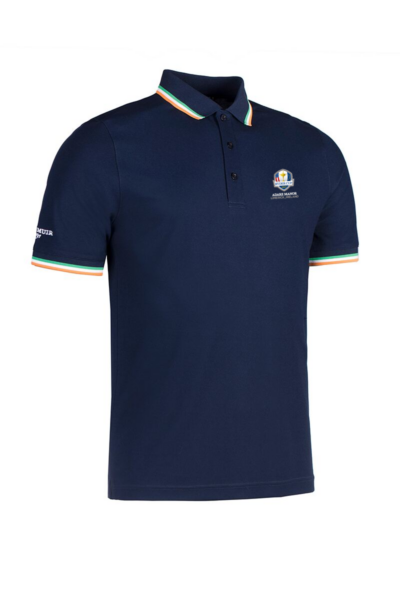 Official Ryder Cup 2027 Mens Irish Flag Performance Golf Polo Shirt