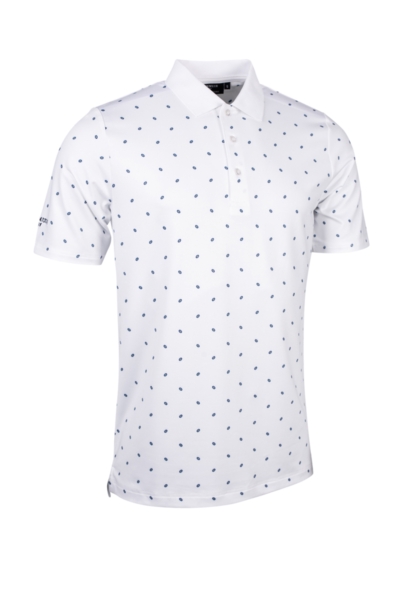 Mens Printed Performance Golf Shirt