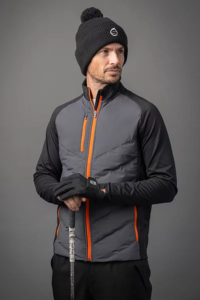 Mens Padded Bonded Thermal Golf Jacket