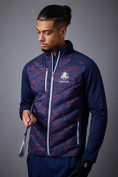 Official Ryder Cup 2027 Mens Padded Bonded Thermal Golf Jacket