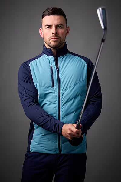 Mens Padded Bonded Thermal Golf Jacket