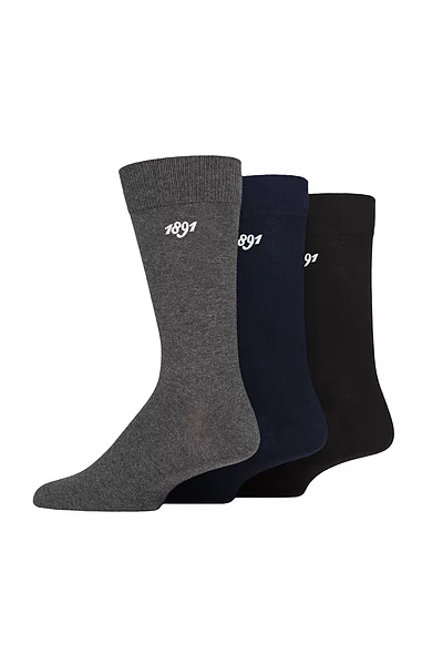 Mens 3 Pair Pack Dress Golf Sock