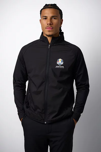 Official Ryder Cup 2027 Mens Full Zip Quilted Performance Thermal Golf Jacket
