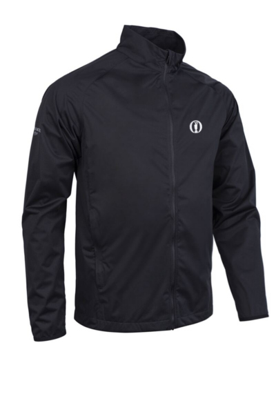 The Open Mens Full Zip Lightweight Stretch Water Repellent Golf Jacket