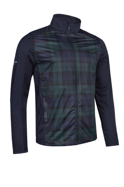 Mens Full Zip Lightweight Stretch Water Repellent Golf Jacket