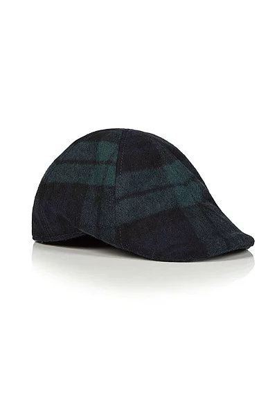The Open Mens and Ladies Tweed Duckbill Flat Cap