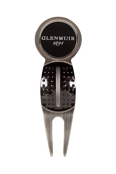 Pitchmark Fork with Golf Ball Marker and Alignment Slot