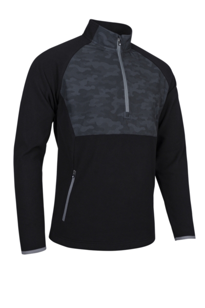 Mens Hybrid Thermal Fleece Golf Midlayer
