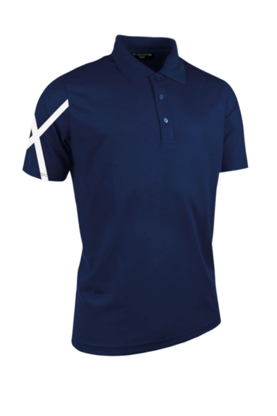 Mens Saltire Performance Pique Golf Polo Shirt