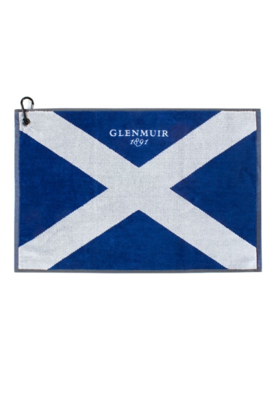 Saltire Flag Jacquard Cotton Golf Bag Towel