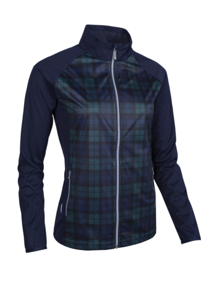 Ladies Full Zip Lightweight Stretch Water Repellent Golf Jacket
