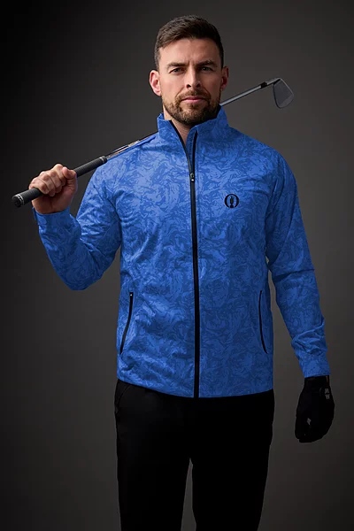 The Open Mens Whisperdry Lightweight Stretch Waterproof Golf Jacket