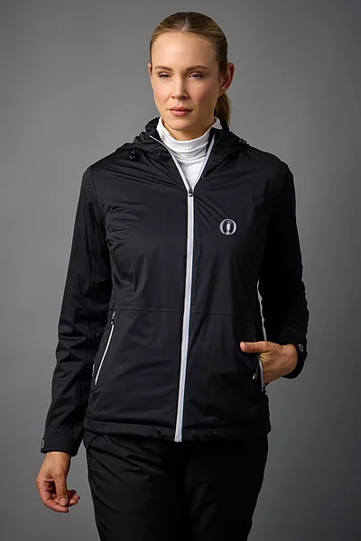 The Open Ladies Whisperdry Fleece Lined Waterproof Golf Jacket