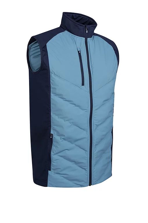 Mens Padded Bonded Thermal Golf Gilet