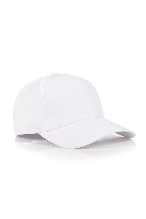 Mens and Ladies Structured Golf Cap White One Size