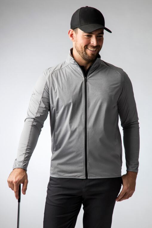 mens black golf jacket